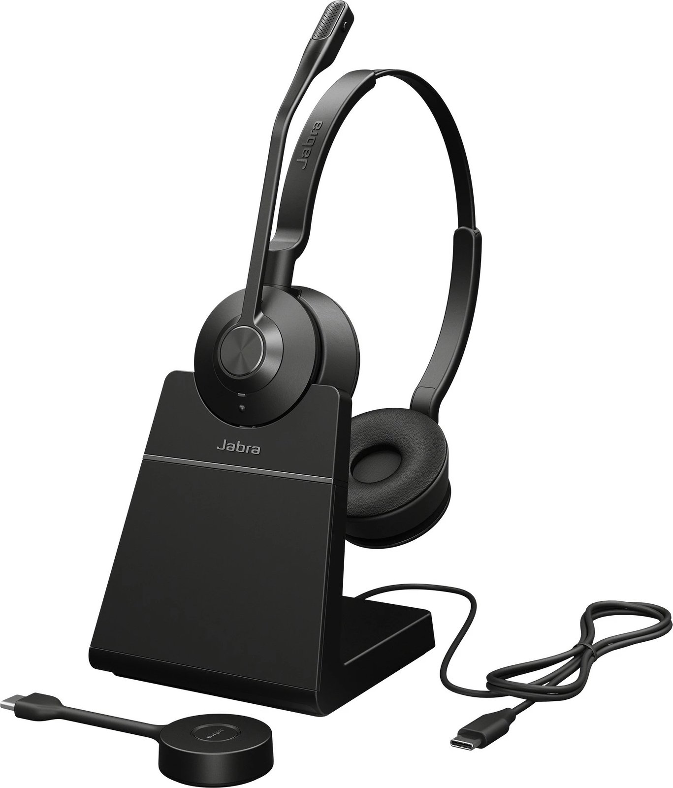 Kufje Jabra Engage 55 SE, USB-C UC Stereo, Wireless, 40-16000 Hz, Zyrë/Qendër thirrjesh, E zezë