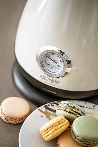 Zierëse uji elektrike, Adler, CR 1344, 1.7L, me termometër, krem