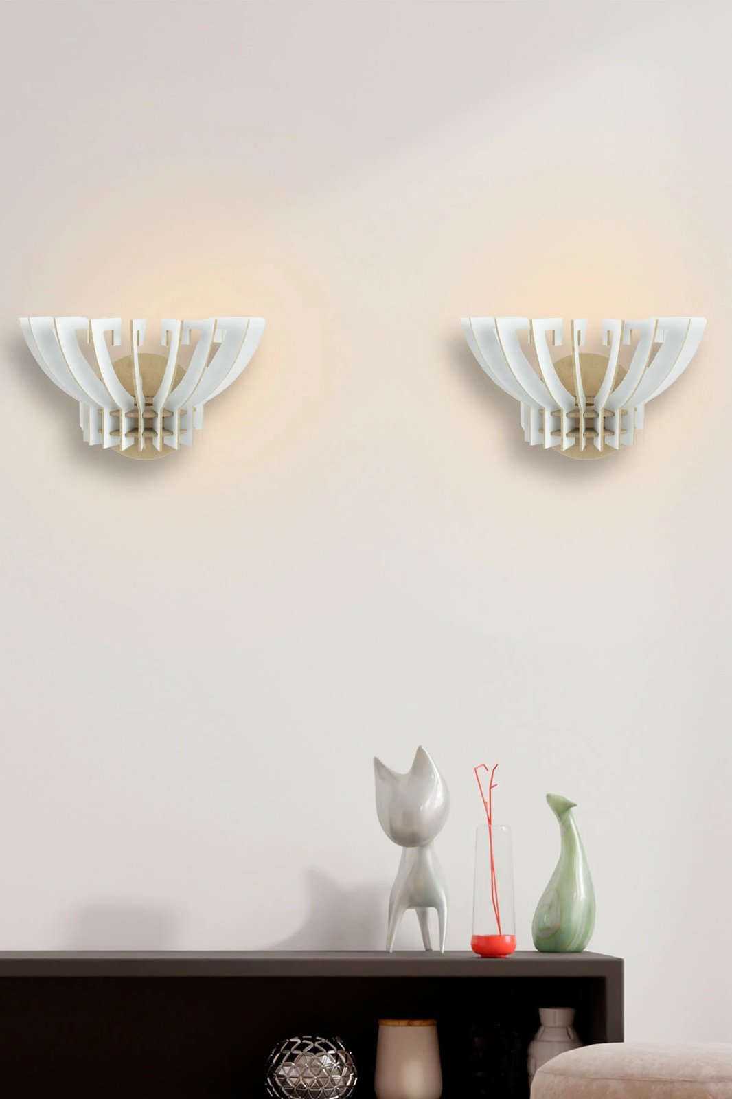 Llamba muri Opviq, 209-TB2, 2 copë, e bardhë