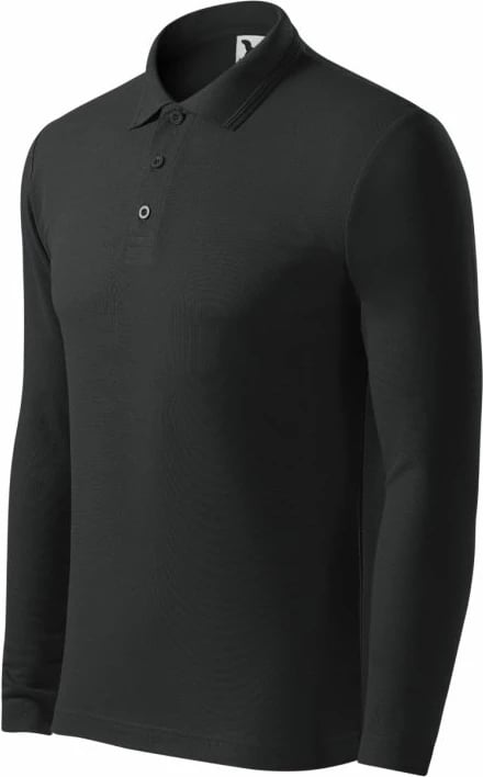 Maicë polo me mëngë të gjata për meshkuj Malfini, gri