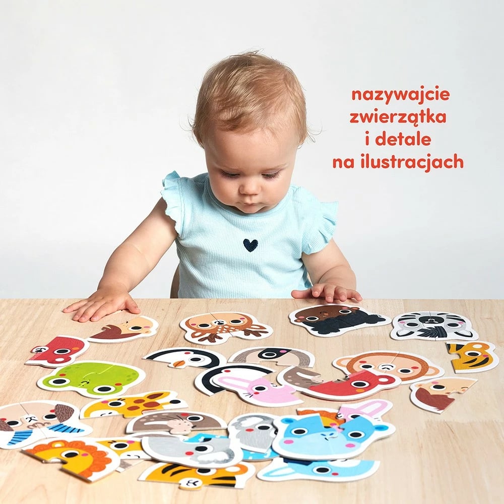 Puzzle fytyra për fëmijë CzuCzu First Puzzle Set, 36 pjesë, shumëngjyrëshe