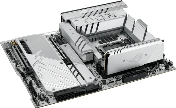 Pllakë amë, Asus ROG Maximus Z890 Apex, LGA1851, Intel Z890, ATX, 2x DDR5, PCIe 5.0 x16, Thunderbolt 4, Wi‑Fi 7, argjendtë gri