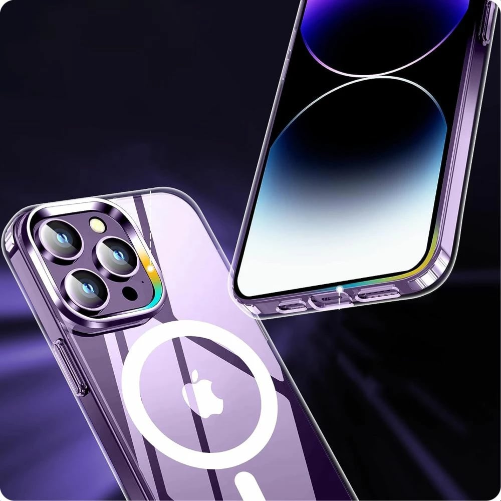 Mbështjellës Tech-Protect FlexAir Hybrid MagSafe për iPhone 15 Pro Max, Transparent