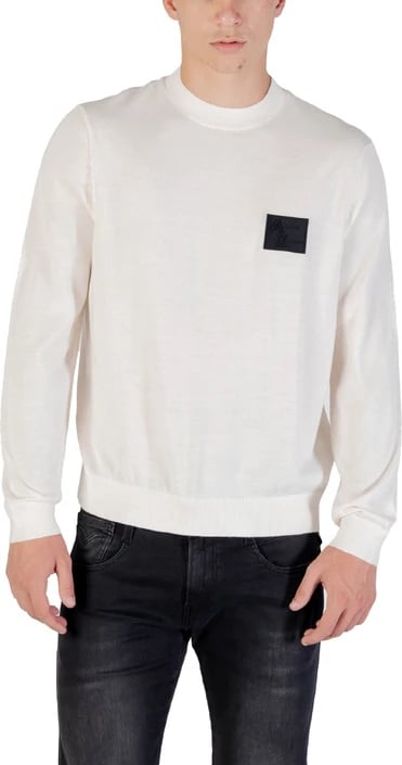 Xhemper Armani Exchange për meshkuj, i bardhë