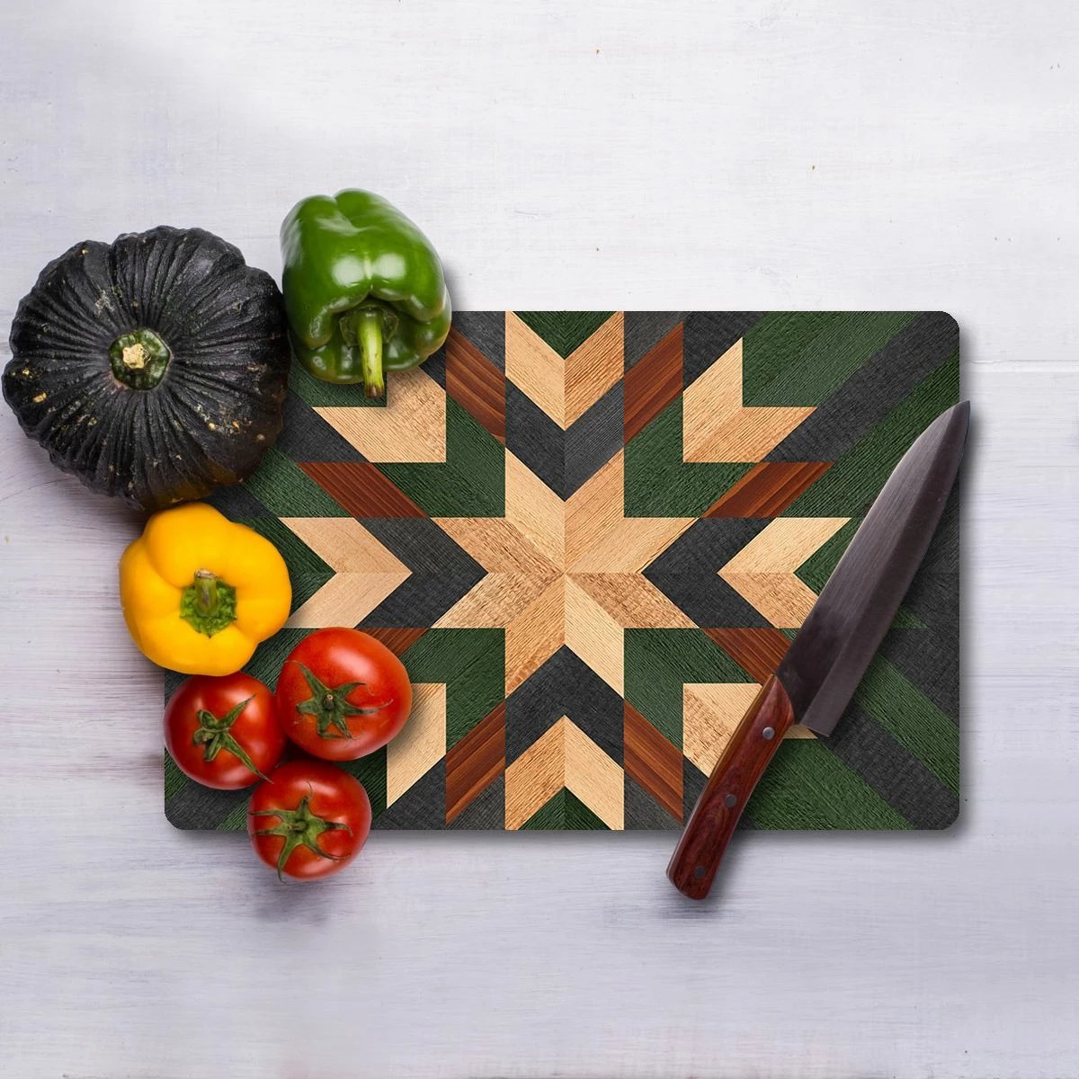 Dërrasë prerëse Hermia, qelq i temperuar, shumëngjyrëshe, Ckt128 - 25x35cm Dërrasë prerëse Hermia, qelq i temperuar, shumëngjyrëshe, Ckt128 - 25x35cm