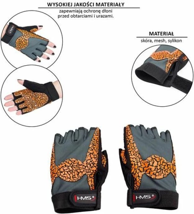 Doreza për stërvitje HMS, të portokallta / gri