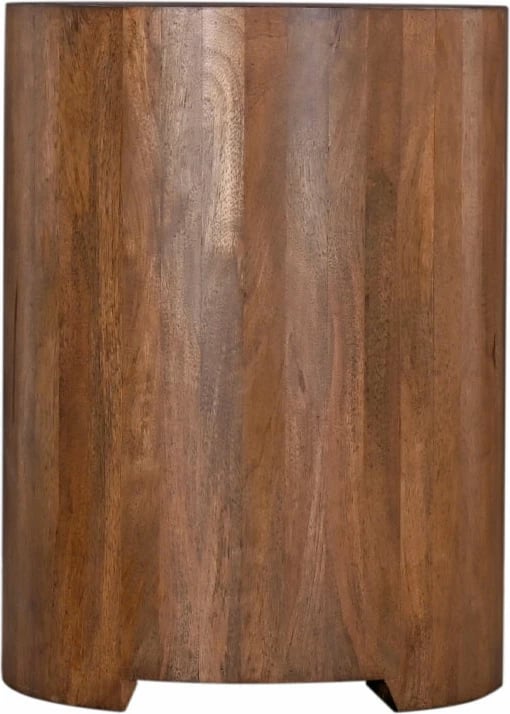 Tavolinë anësore Block, dru mango natyral, 45x45x62.5