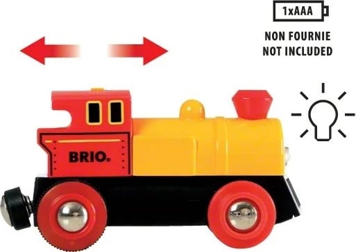 Lodër tren BRIO Ravensburger 33319, me bateri, shumëngjyrësh