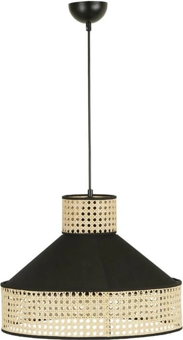 Llambë tavani Opviq, ratan, ngjyrë e zezë, Kevin Tekli