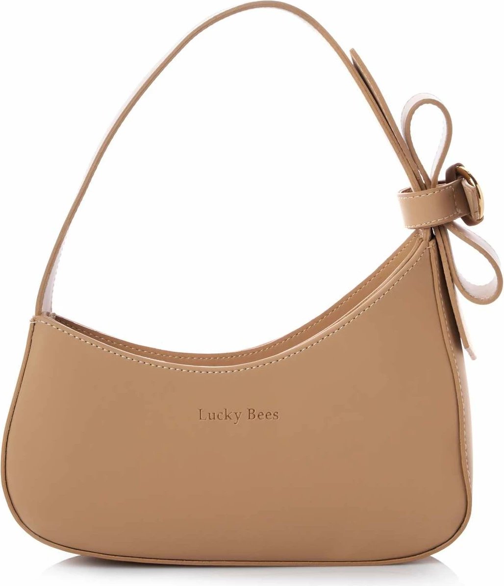 Çantë shpatulle Lucky Bees, Monroe, ngjyrë camel