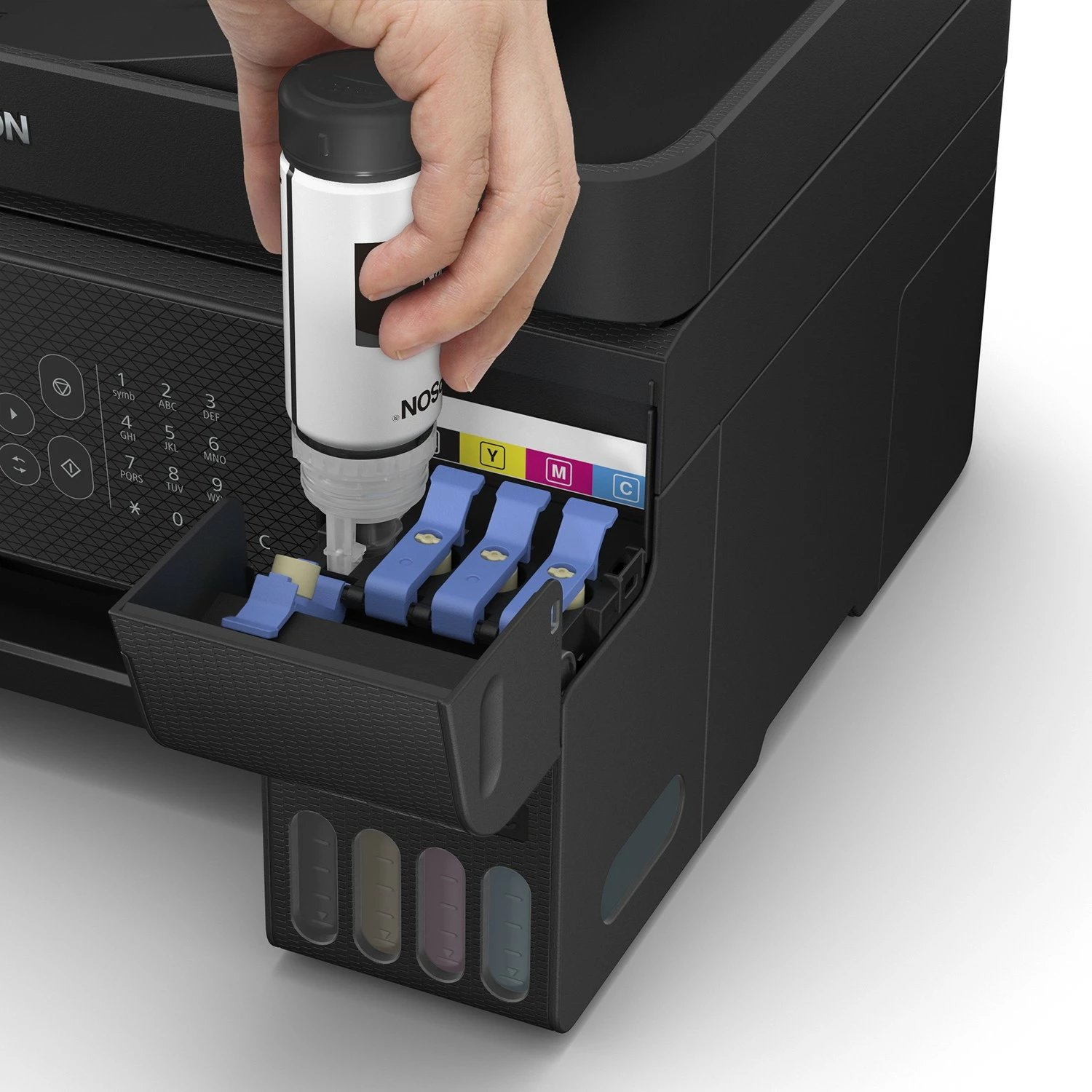 Printer multifunksional Epson EcoTank ET-4800, ngjyrë, A4, Wi-Fi, me skaner dhe faks, e zezë