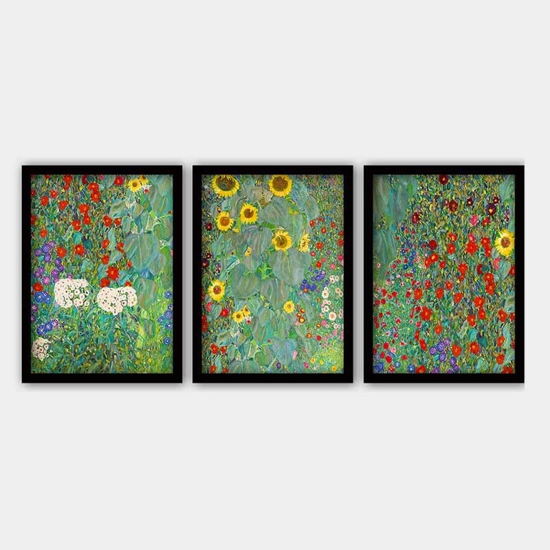 Pikturë dekorative me kornizë (3 copë), Wallity, 3SC_UN3848090_3545