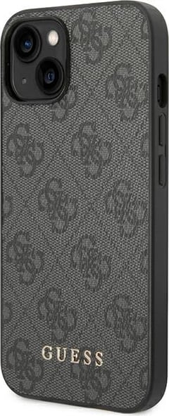Mbështjellës Guess GUHCP14SG4GFGR për iPhone 14, 6.1", hardcase, gri Mbështjellës Guess GUHCP14SG4GFGR për iPhone 14, 6.1", hardcase, gri