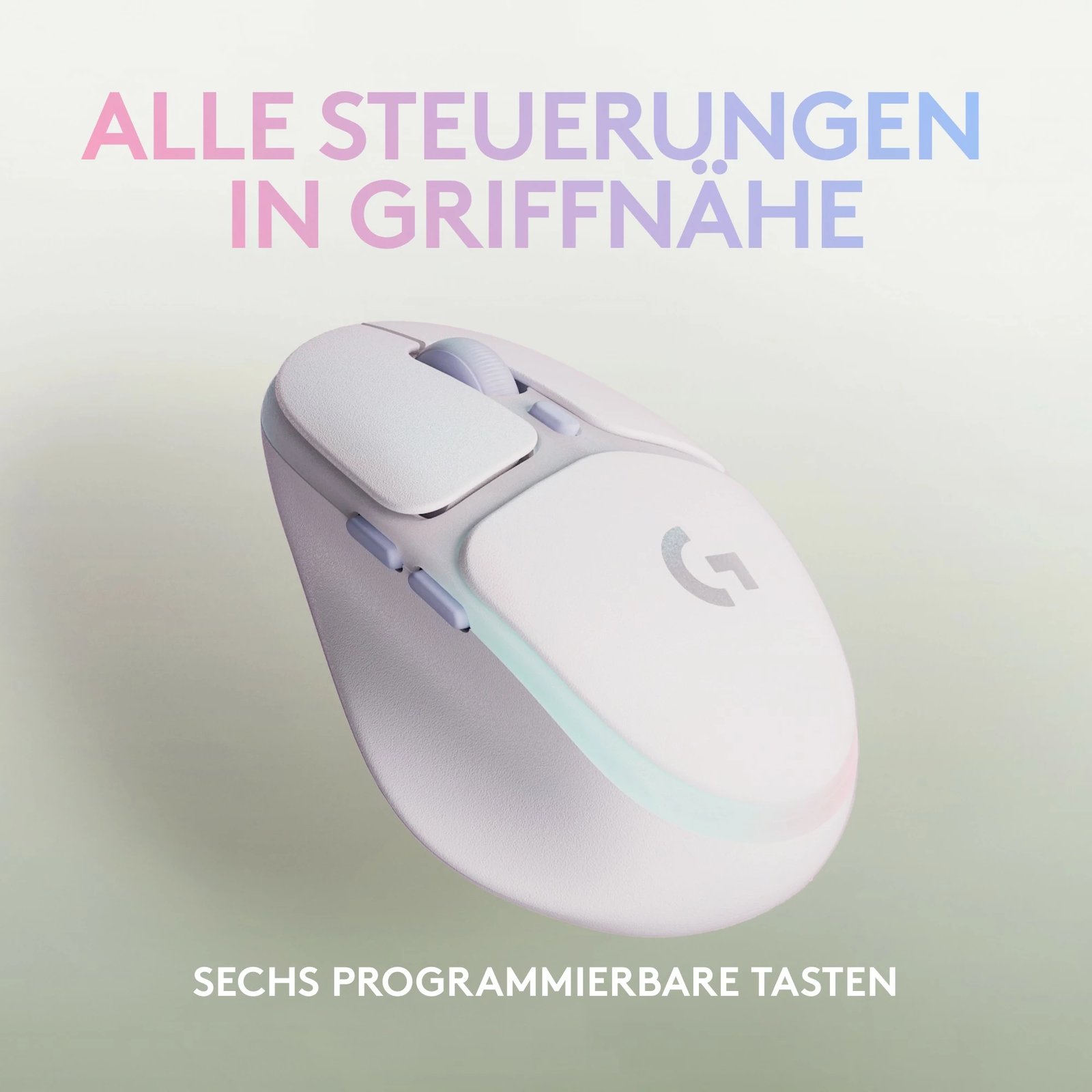Maus Logitech G705 wireless gaming off white
