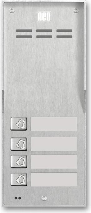 Panel interkomi ACO FAM-P-4NPACC, 4 njësi, metalik