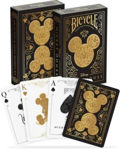 Letra loje Bicycle Mickey Mouse Black & Gold, 95546