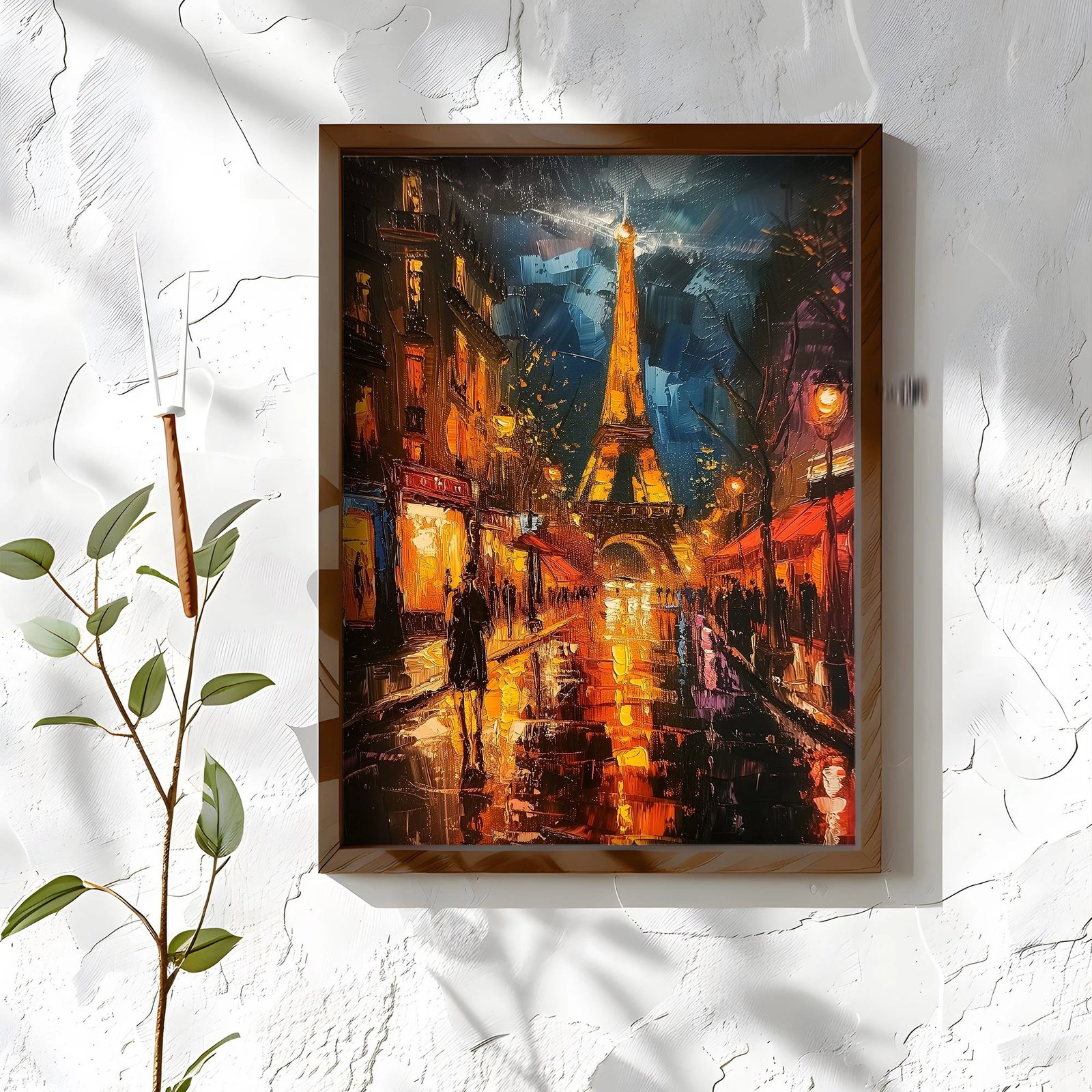 Pikturë dekorative me kornizë MDF, Wallity, AI121, shumëngjyrëshe, 50x70x3.5cm