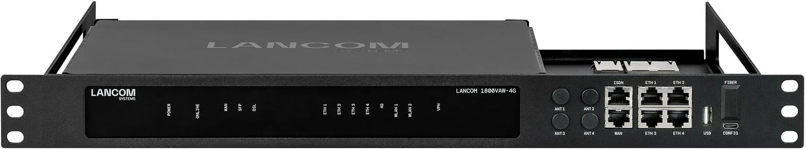 Mbajtës LANCOM CPE blackline Rack Mount Plus, 1U, i zi