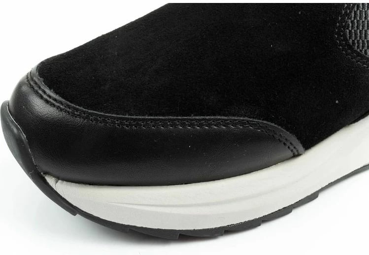 Çizme të shkurta lëkure për femra Scholl, të zeza