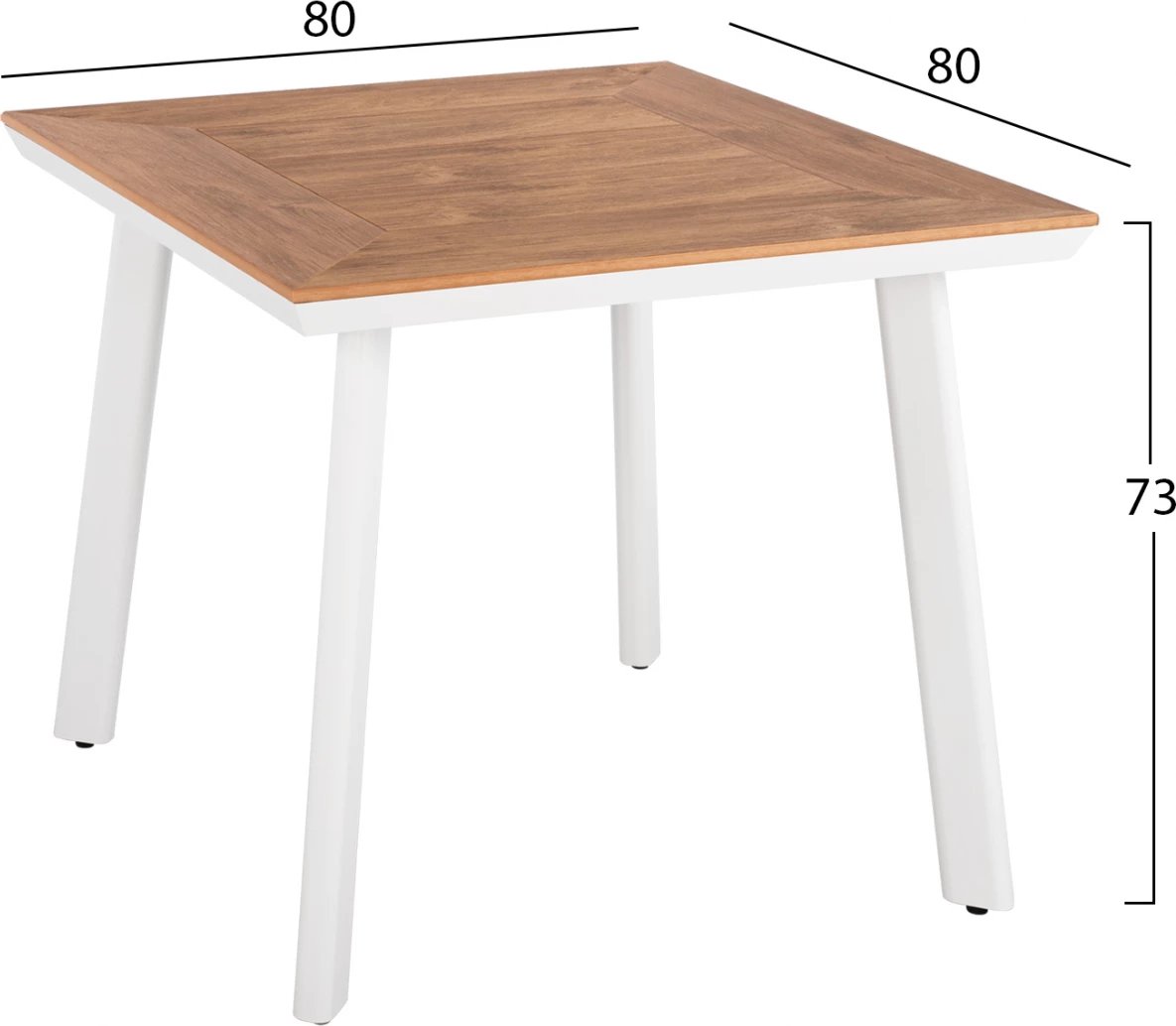 Set kopshti tavolinë & karrige FH11441, 3 pjesë, polywood/litar