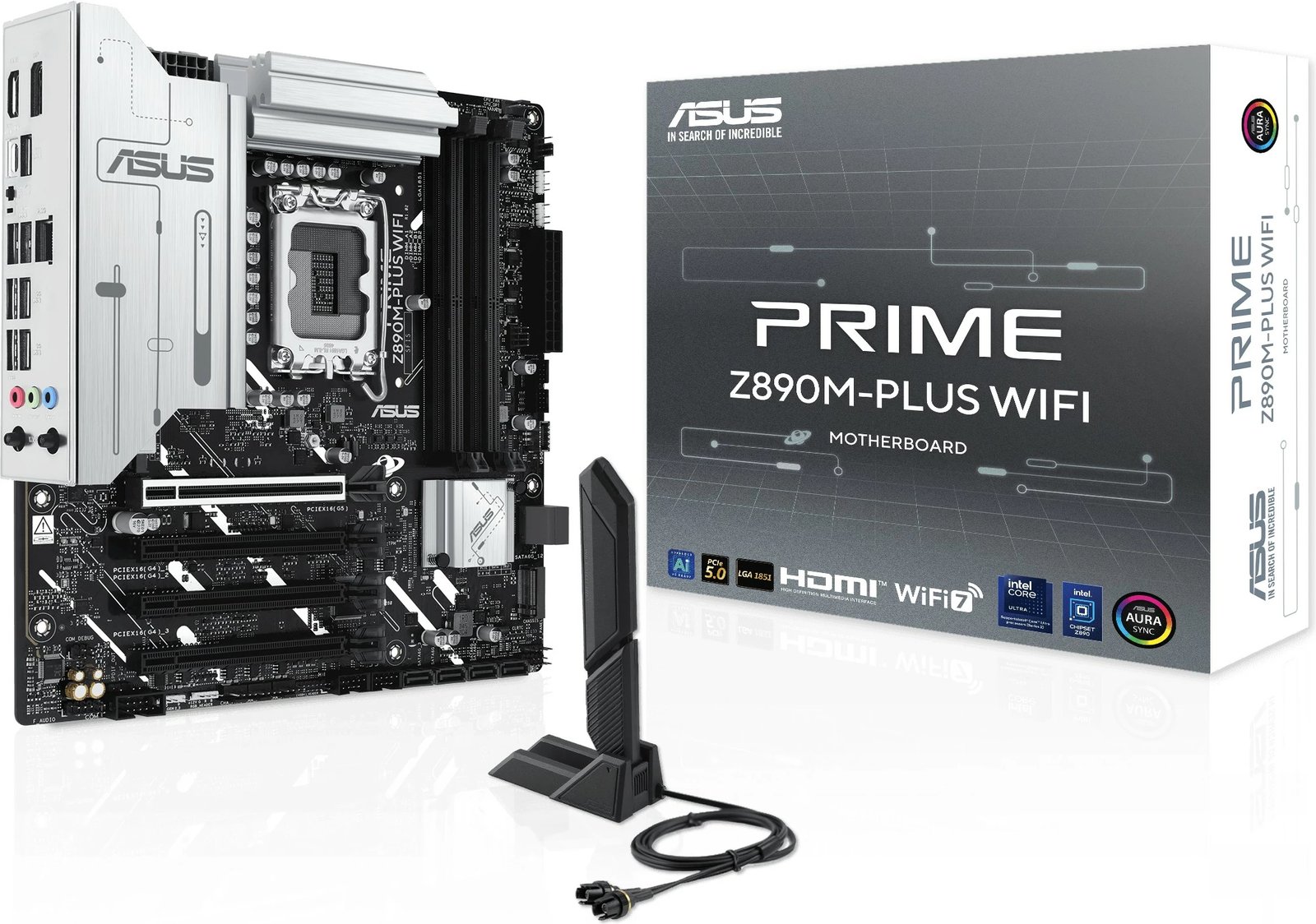 Pllakë amë ASUS PRIME Z890M-PLUS WIFI, Intel, LGA 1851, DDR5, 192 GB Pllakë amë ASUS PRIME Z890M-PLUS WIFI, Intel, LGA 1851, DDR5, 192 GB