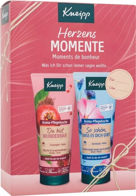 Set xhel dushi për femra Kneipp You Are Wonderful + So Nice That You Exist, 2x200ml