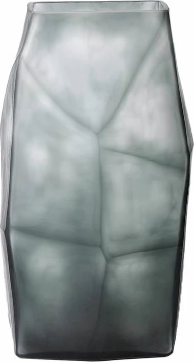 Vazo qelqi gri ROCHE, 17x13x31 cm