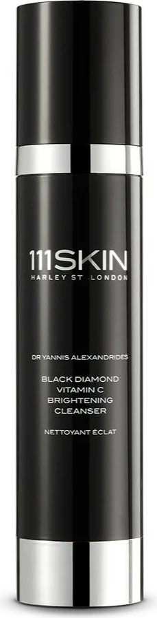 Xhel pastrues për fytyrë 111Skin Black Diamond Vitamin C Brightening Cleanser për femra, 100ml