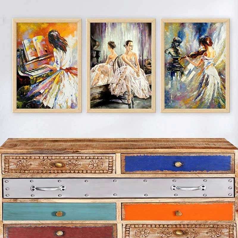 Pikturë dekorative me kornizë (3 copë), Wallity, 3NTC_1176959_3545