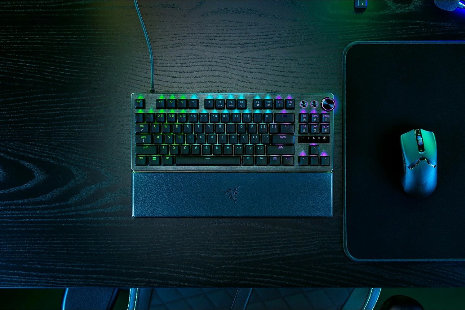 Tastierë Razer Huntsman V3 Pro Tenkeyless, 8KHz, layout gjerman, RGB
