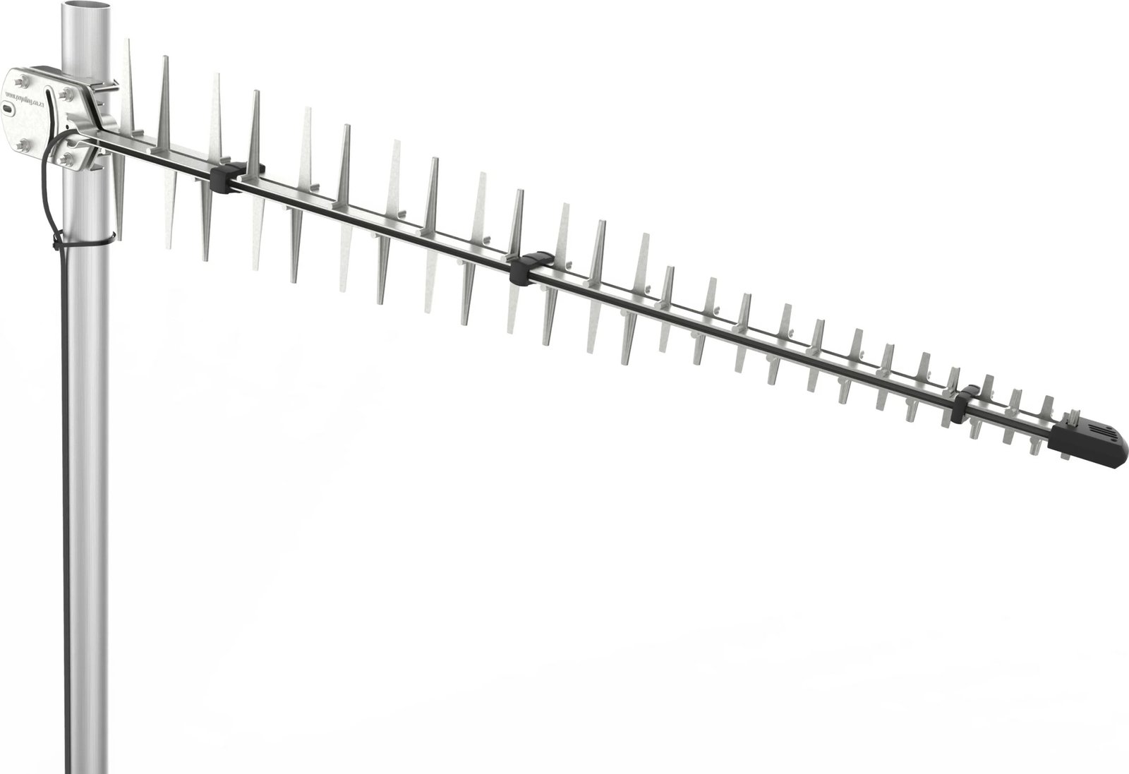 Antennë Poynting A-LPDA-0092, 11dBi, SMA (M), 7m, argjendtë