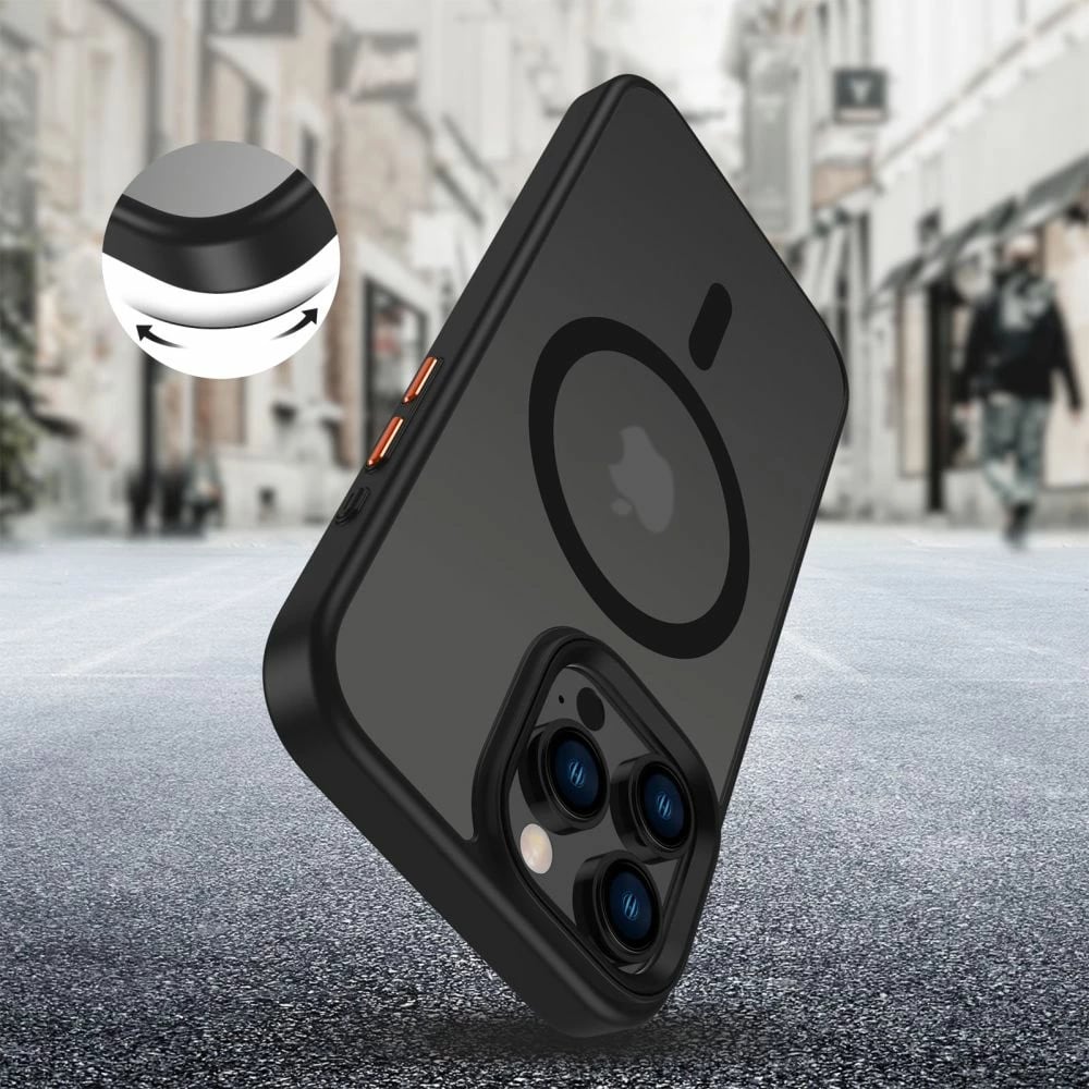 Mbështjellës Tech-Protect MagMat Magsafe për iPhone 16 Pro Max, 3-set, i zi mat