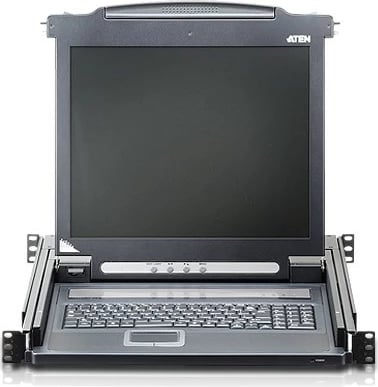 Konsolë KVM ATEN CL1000M, 17", me tastierë dhe touchpad, e zezë