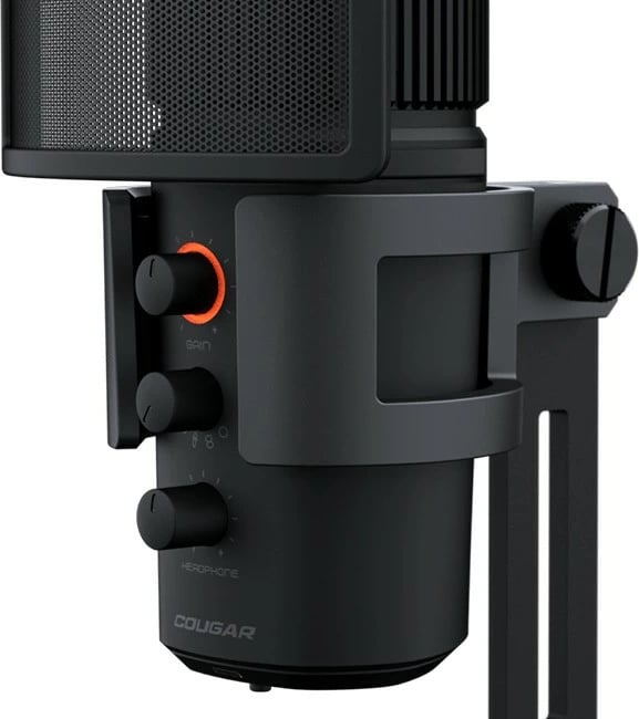 Mikrofon studio Cougar Screamer-X, 16 bit, 48 kHz, USB, i zi