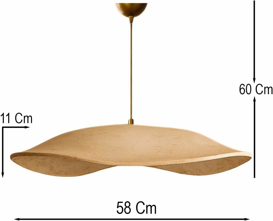 Llambë tavani Opviq, vintage, ari, BK218