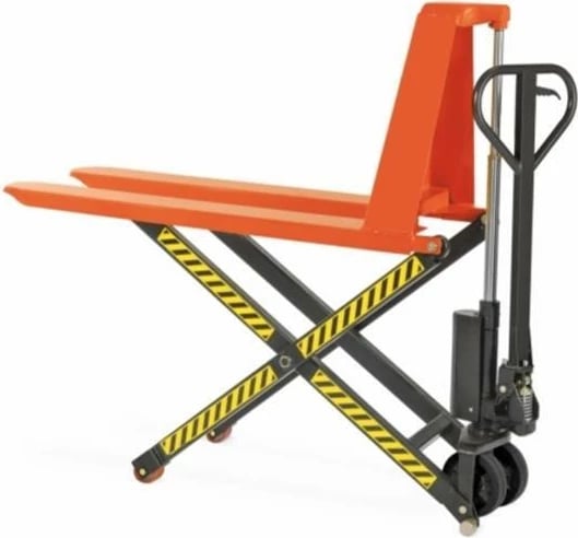 Transpalet manual NEXT, kapacitet ngritës 1000 kg, lartësi maksimale 0.80m, ngjyrë portokalli