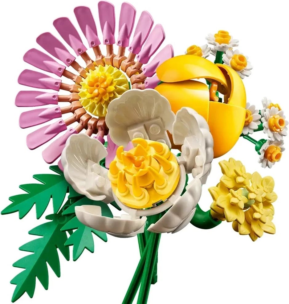 Set LEGO ICONS 10347 Little Sunny Bouquet, 373 pjesë, shumëngjyrëshe
