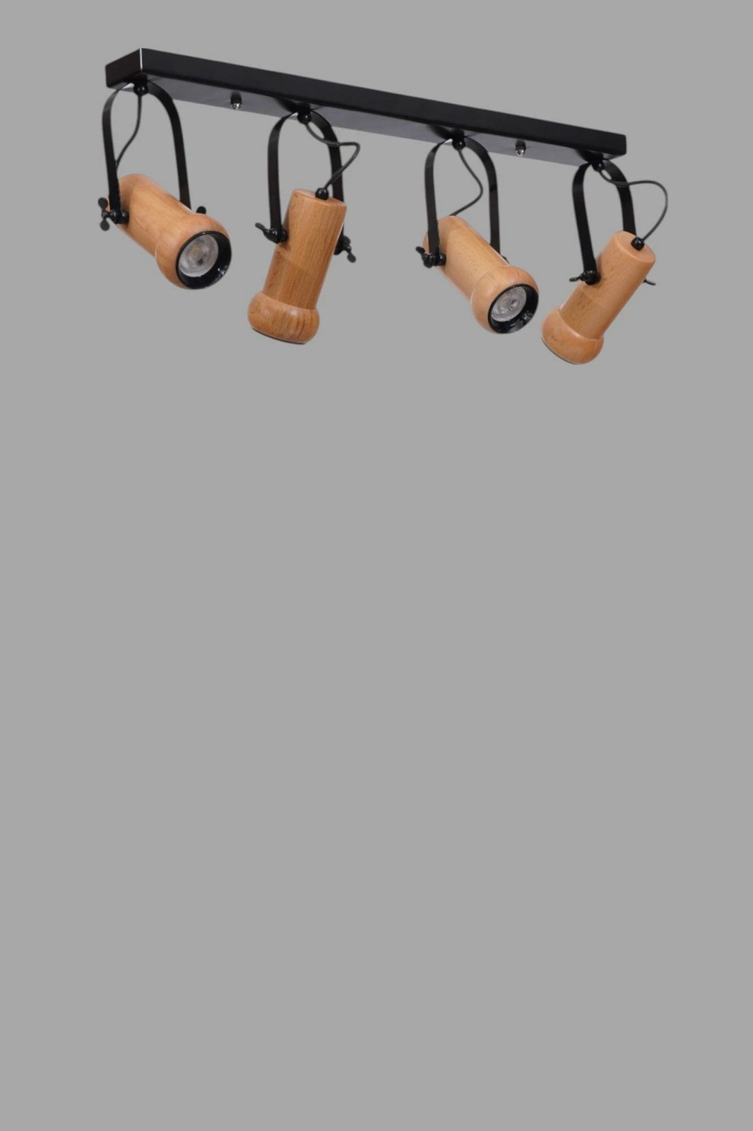 Llambë tavani Opviq, metal dhe dru, 9000-6, e zezë dhe lisi Llambë tavani Opviq, metal dhe dru, 9000-6, e zezë dhe lisi