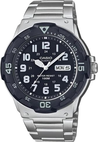 Orë dore për meshkuj Casio SPORT DIVER 100M, e zezë