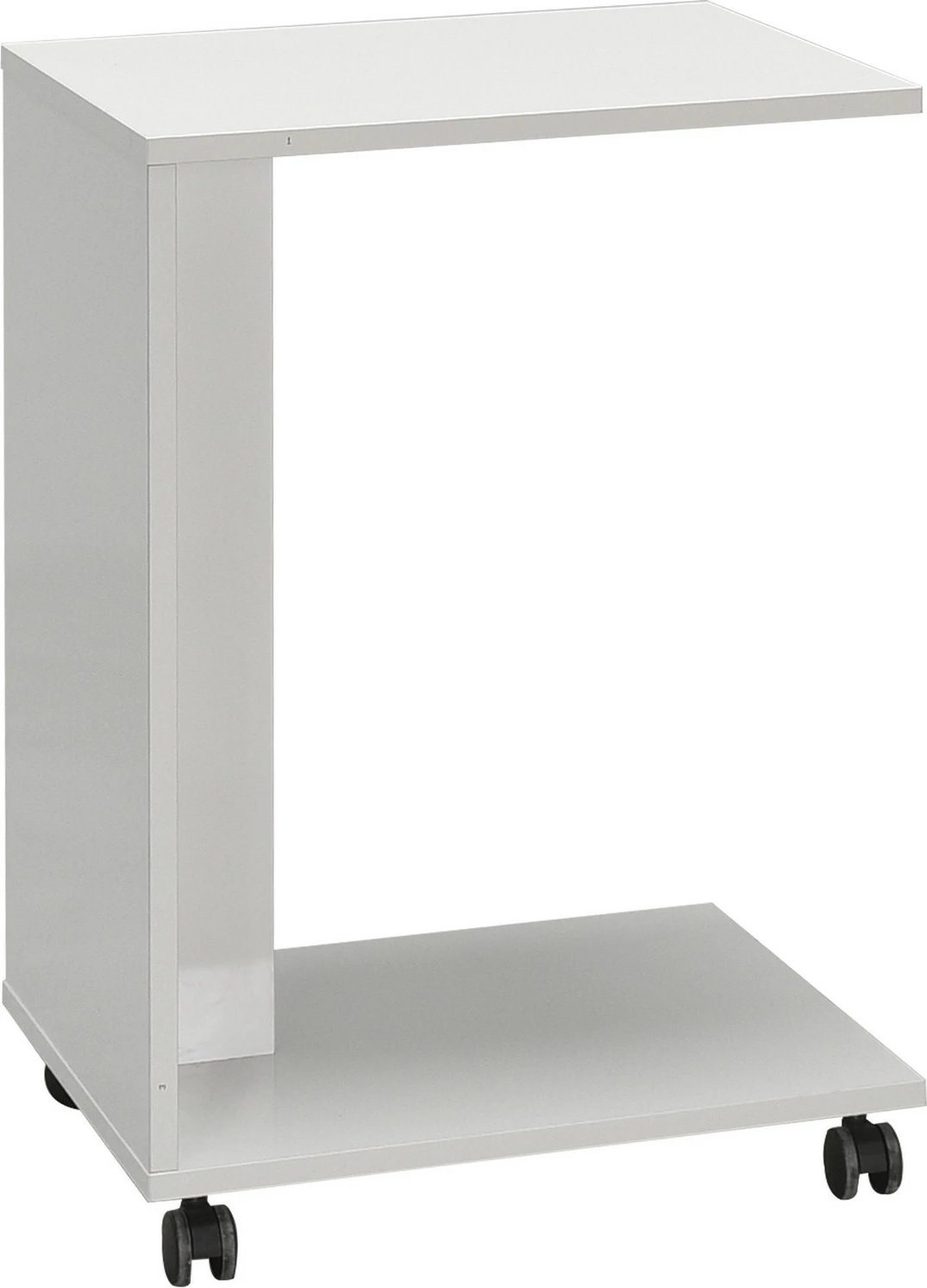 Tavolinë kafeje Hanah Home, Shp-108-Pp-1, ngjyrë e bardhë, me rrota