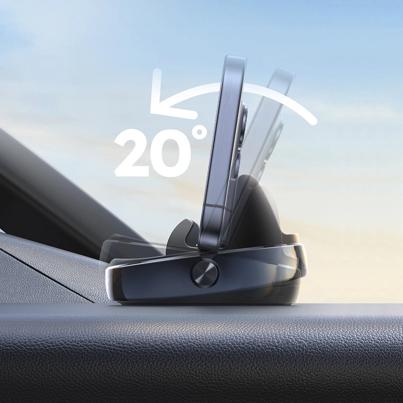 Mbajtës telefoni për veturë Joyroom JR-ZS330, i zi