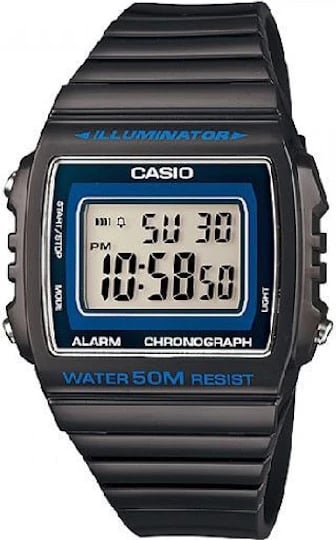 Orë dore CASIO SPORT ILLUMINATOR WR 50M, unisex, gri