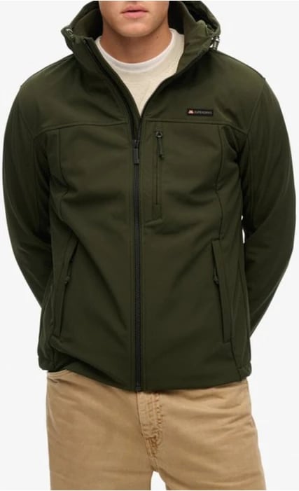 Jakne Superdry për meshkuj, e gjelbër