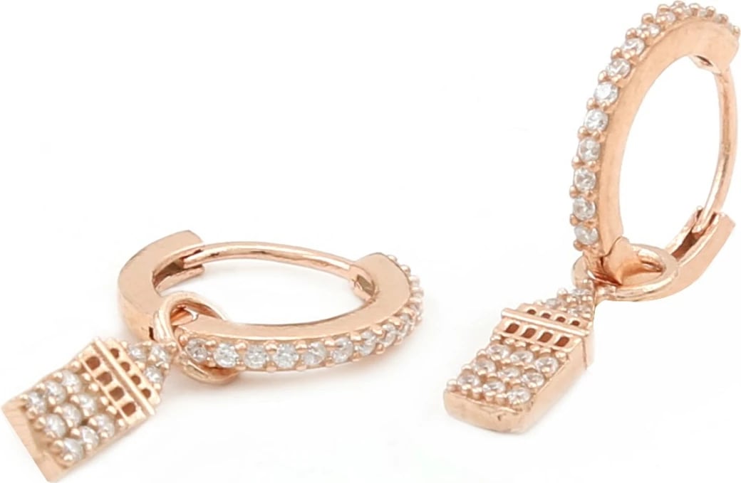 Vathë argjendi ngjyrë rozë gold, Jumeon, 10142EYFL