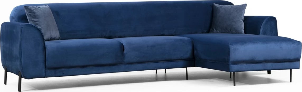 Kënd divan-krevat Atelier del Sofa, kënd i djathtë, ngjyrë blu e errët (L3-Chl)