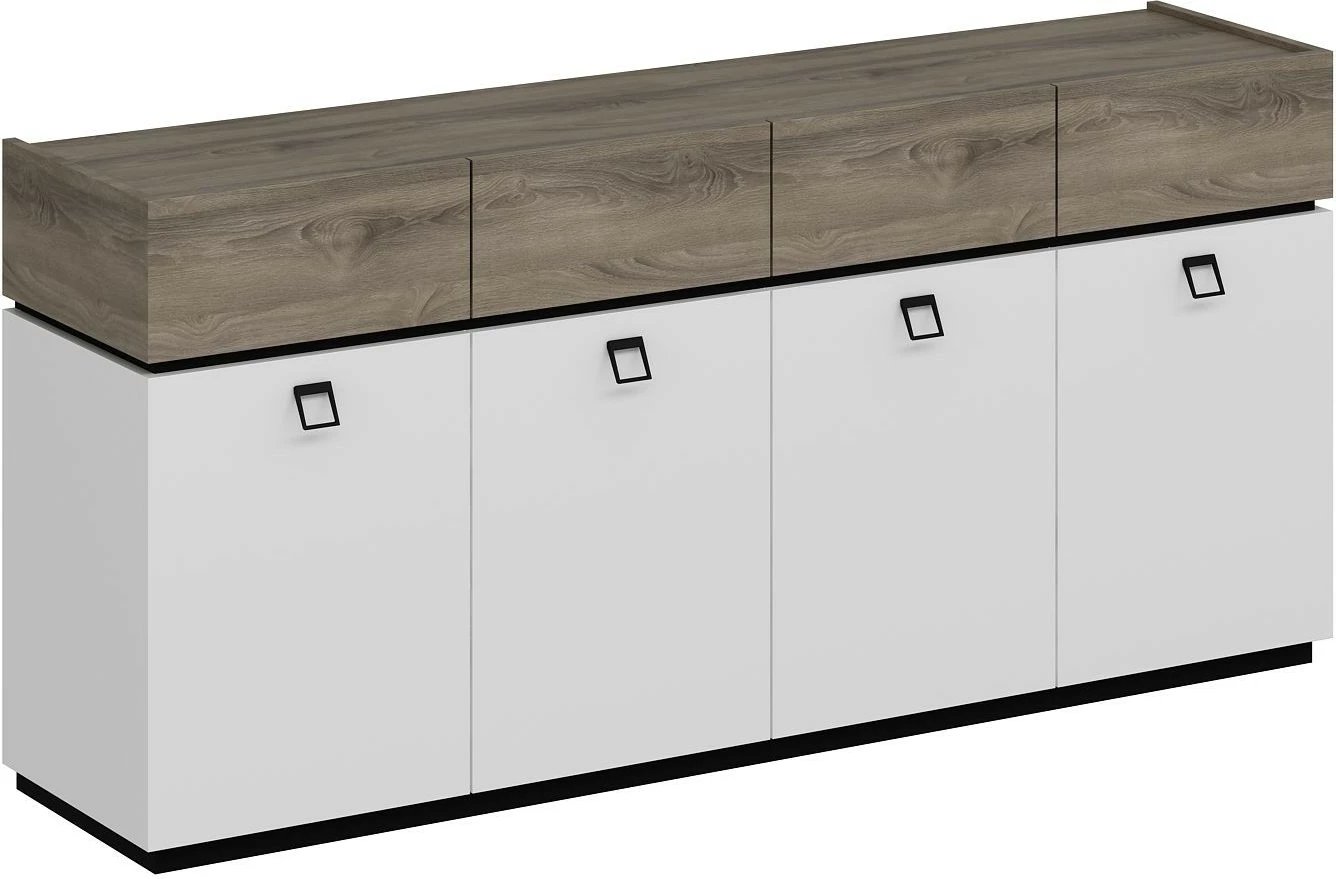 Konsol Skye Decor, Zara, e bardhë, e zezë