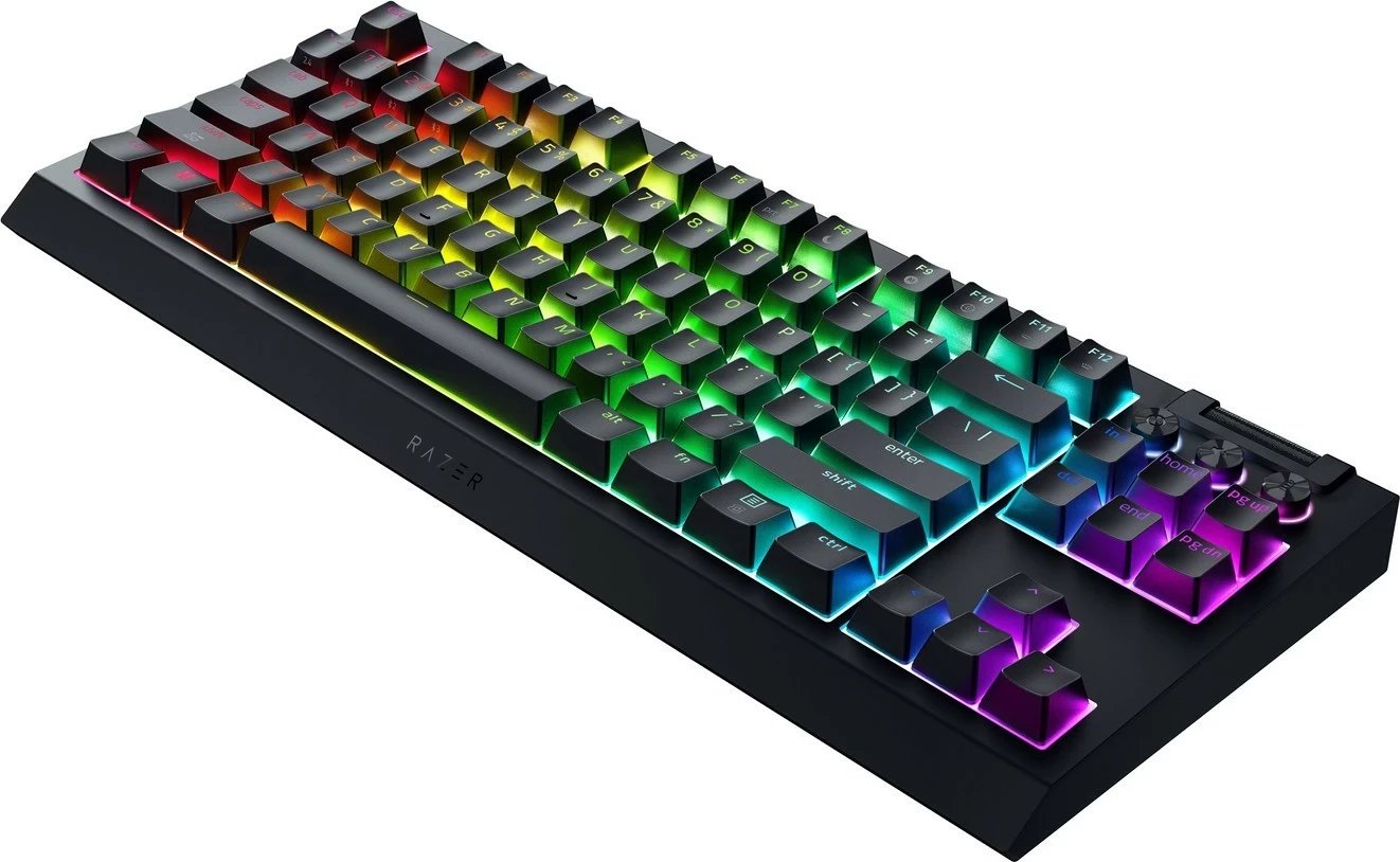 Tastierë mekanike Razer BlackWidow V4 Tenkeyless HyperSpeed, RGB, wireless/wired, US, e zezë