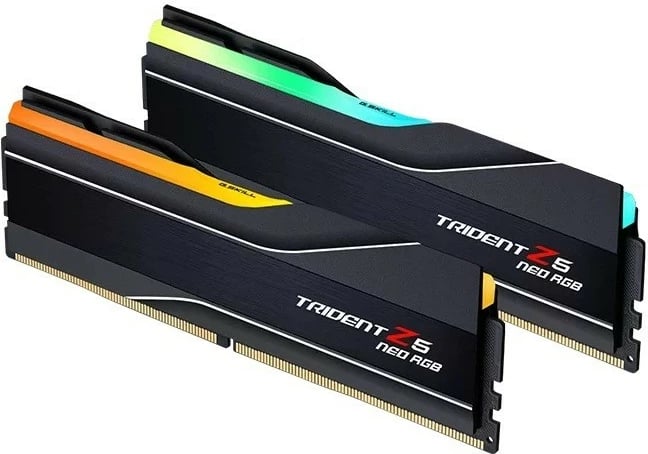 RAM Memorje, G.SKILL, Trident Z5 Neo RGB F5-6000J3244G64GX2-TZ5NR, DDR5 128GB 6000MHz CL32, e zezë, set 2x64GB