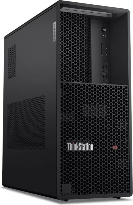 Kasë Lenovo ThinkStation P3 Tower, Intel Core Ultra 7 265K, 64GB RAM, 1TB SSD, Nvidia RTX 2000 Ada 16GB, e zezë