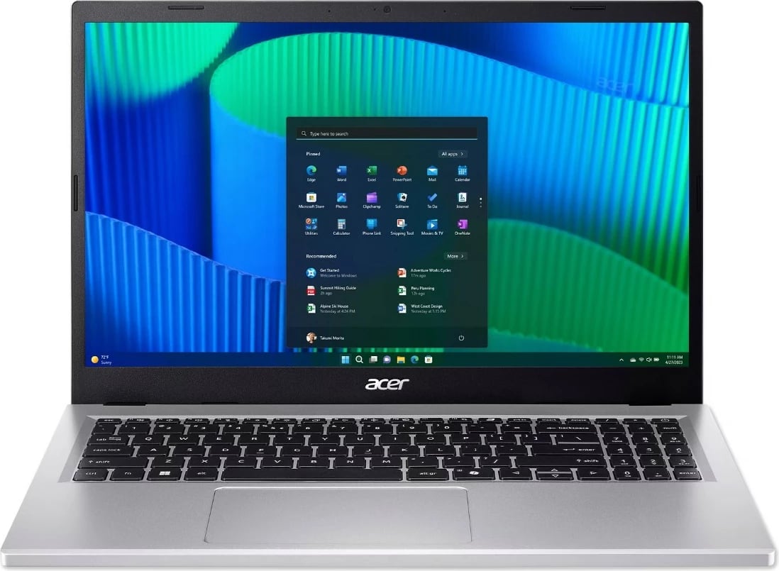 Kompjuter portativ Acer Extensa 15, i5-1334U, 16GB RAM, 512GB SSD, 15.6 inç, argjendtë